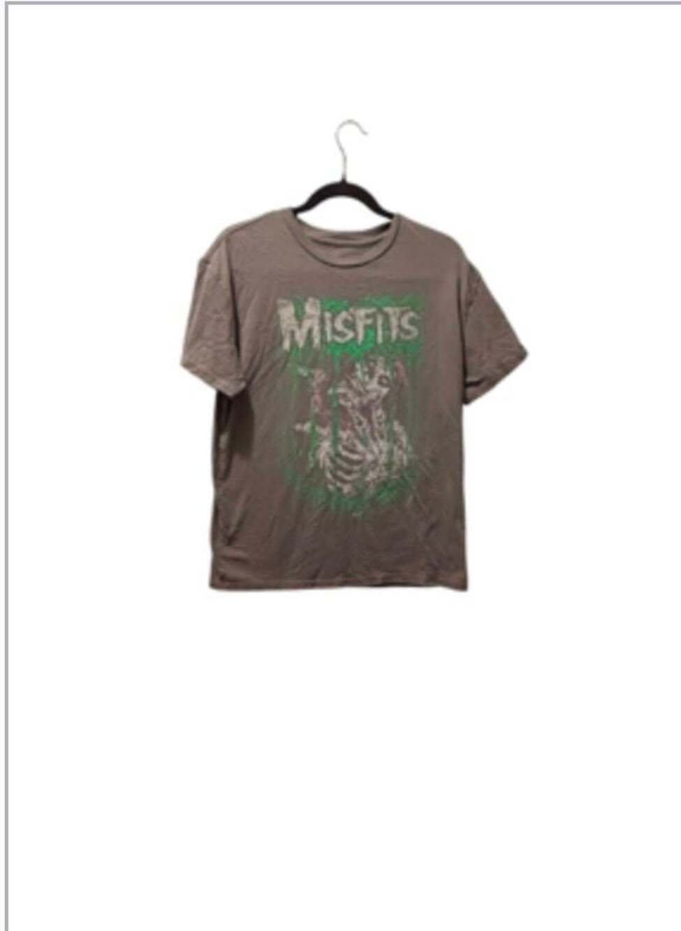Misfits Death Comes Rippin Skeleton T Shirt Medium